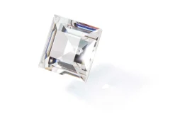 Preciosa Cubic Zirconia, Square Princess, 3 X 3mm, White