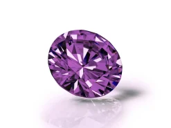 Preciosa Cubic Zirconia, The Alpha Round Brilliant, 2mm, Amethyst