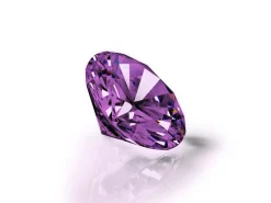 Preciosa Cubic Zirconia, The Alpha Round Brilliant, 4mm, Amethyst