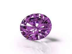 Preciosa Cubic Zirconia, The Alpha Round Brilliant, 1.5mm, Amethyst