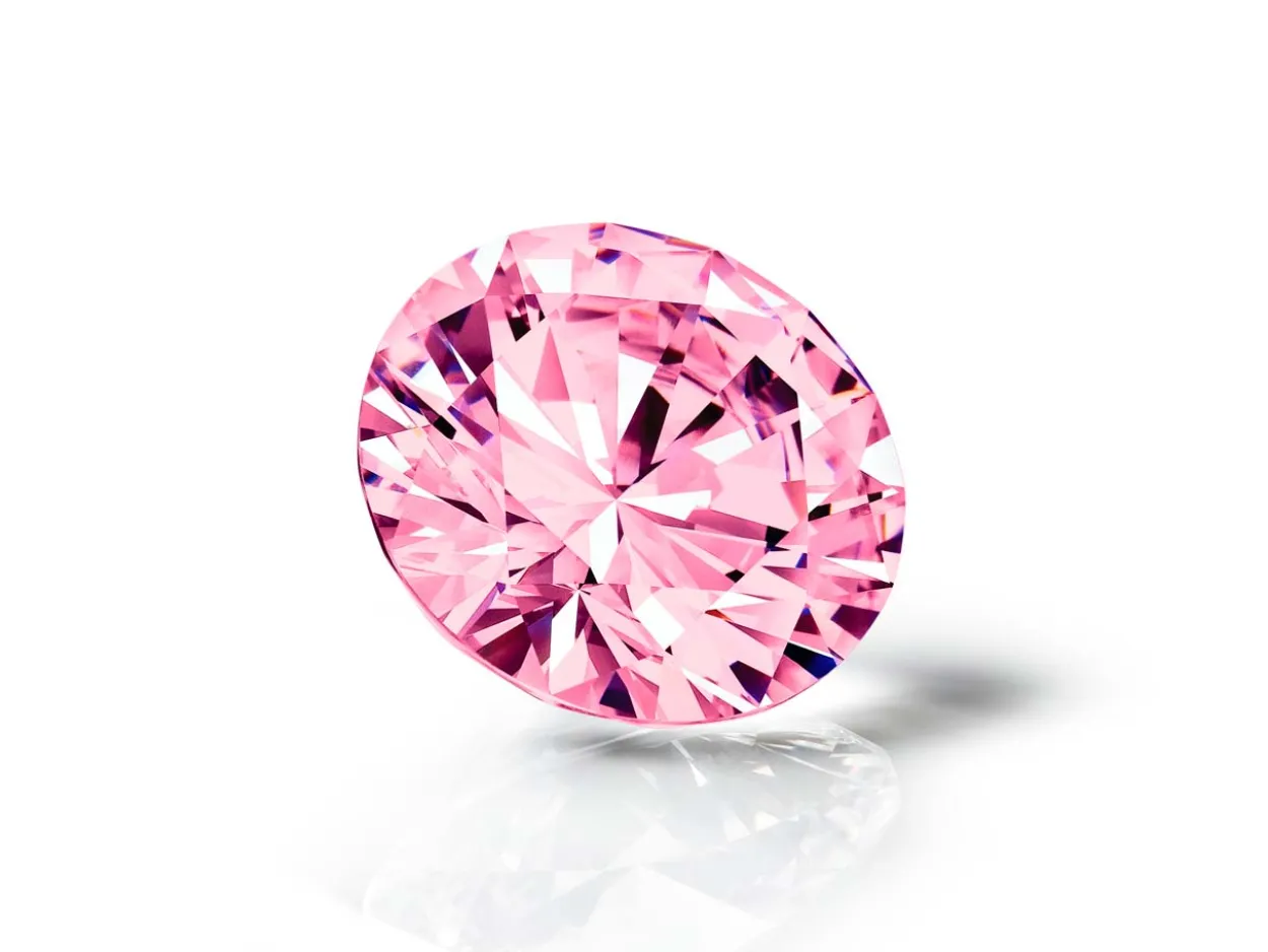 Preciosa Cubic Zirconia, The Alpha Round Brilliant, 2mm, Pink