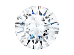 Preciosa Cubic Zirconia, The Alpha Round Brilliant, 8mm, White