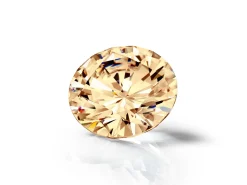 Preciosa Cubic Zirconia, The Alpha Round Brilliant, 2mm, Champagne