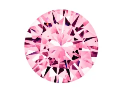Preciosa Cubic Zirconia, The Alpha Round Brilliant, 2.5mm, Pink