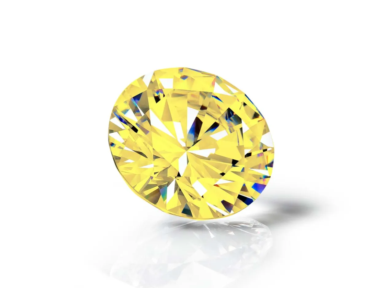 Preciosa Cubic Zirconia, The Alpha Round Brilliant, 2mm, Gold