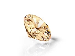 Preciosa Cubic Zirconia, The Alpha Round Brilliant, 1mm, Champagne