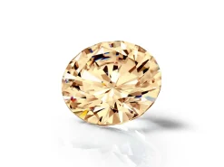 Preciosa Cubic Zirconia, The Alpha Round Brilliant, 2.5mm, Champagne