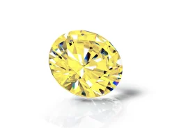 Preciosa Cubic Zirconia, The Alpha Round Brilliant, 4mm, Gold
