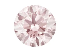 Preciosa Cubic Zirconia, The Alpha Round Brilliant, 1mm, Pale Rose