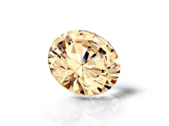 Preciosa Cubic Zirconia, The Alpha Round Brilliant, 1.5mm, Champagne