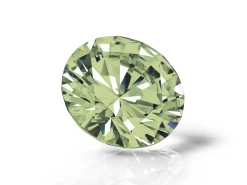 Preciosa Cubic Zirconia, The Alpha Round Brilliant, 4mm, Peridot