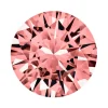Preciosa Cubic Zirconia, The Alpha Round Brilliant, 3mm, Rhodolite