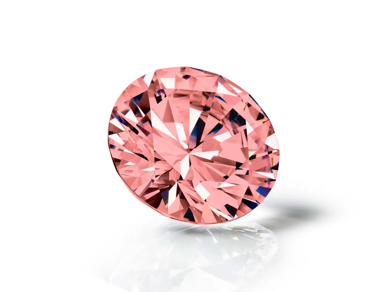 Preciosa Cubic Zirconia, The Alpha Round Brilliant, 5mm, Rhodolite
