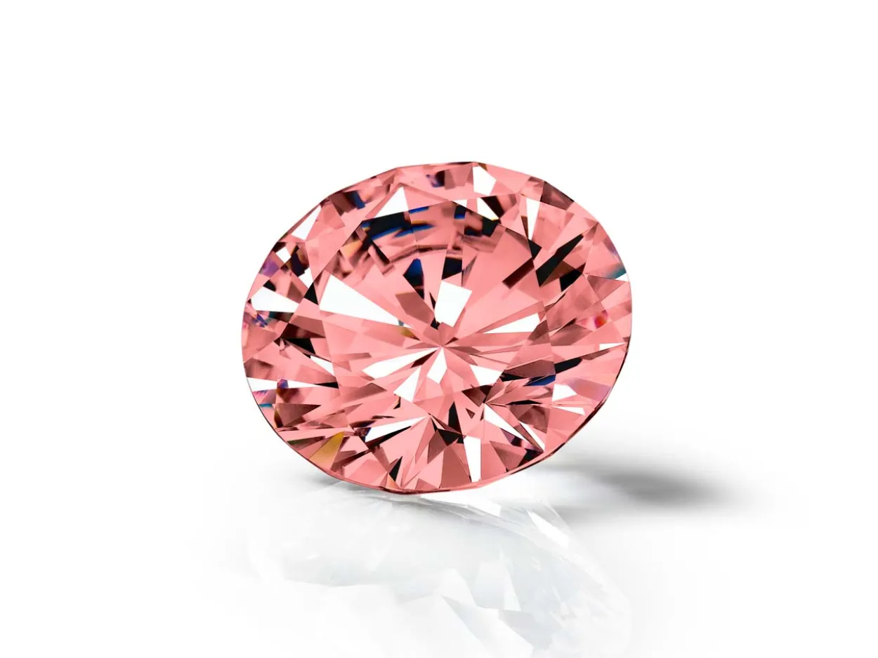 Preciosa Cubic Zirconia, The Alpha Round Brilliant, 5mm, Rhodolite
