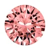 Preciosa Cubic Zirconia, The Alpha Round Brilliant, 2mm, Rhodolite
