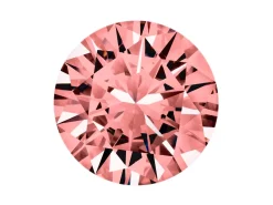 Preciosa Cubic Zirconia, The Alpha Round Brilliant, 1mm, Rhodolite