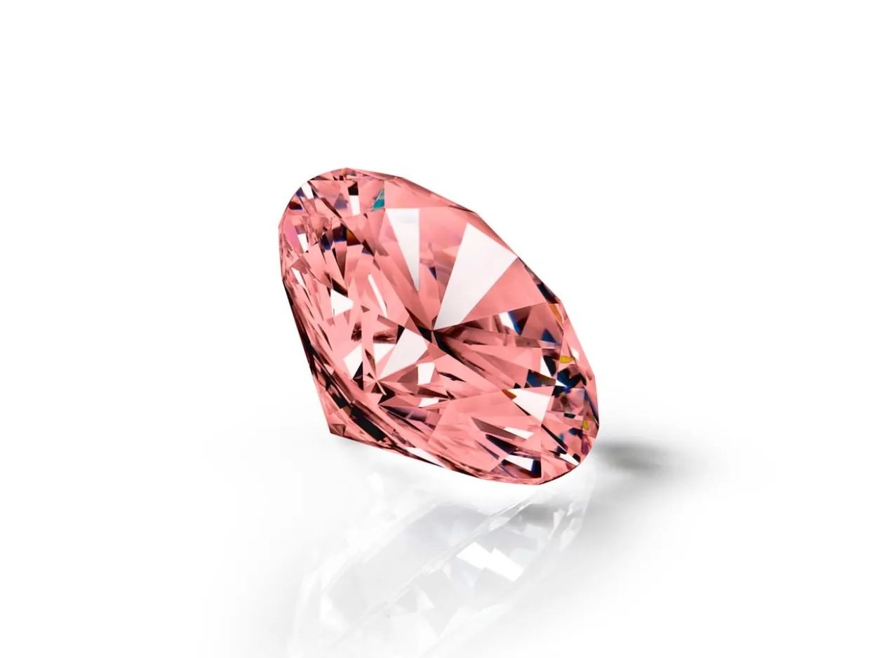 Preciosa Cubic Zirconia, The Alpha Round Brilliant, 1mm, Rhodolite