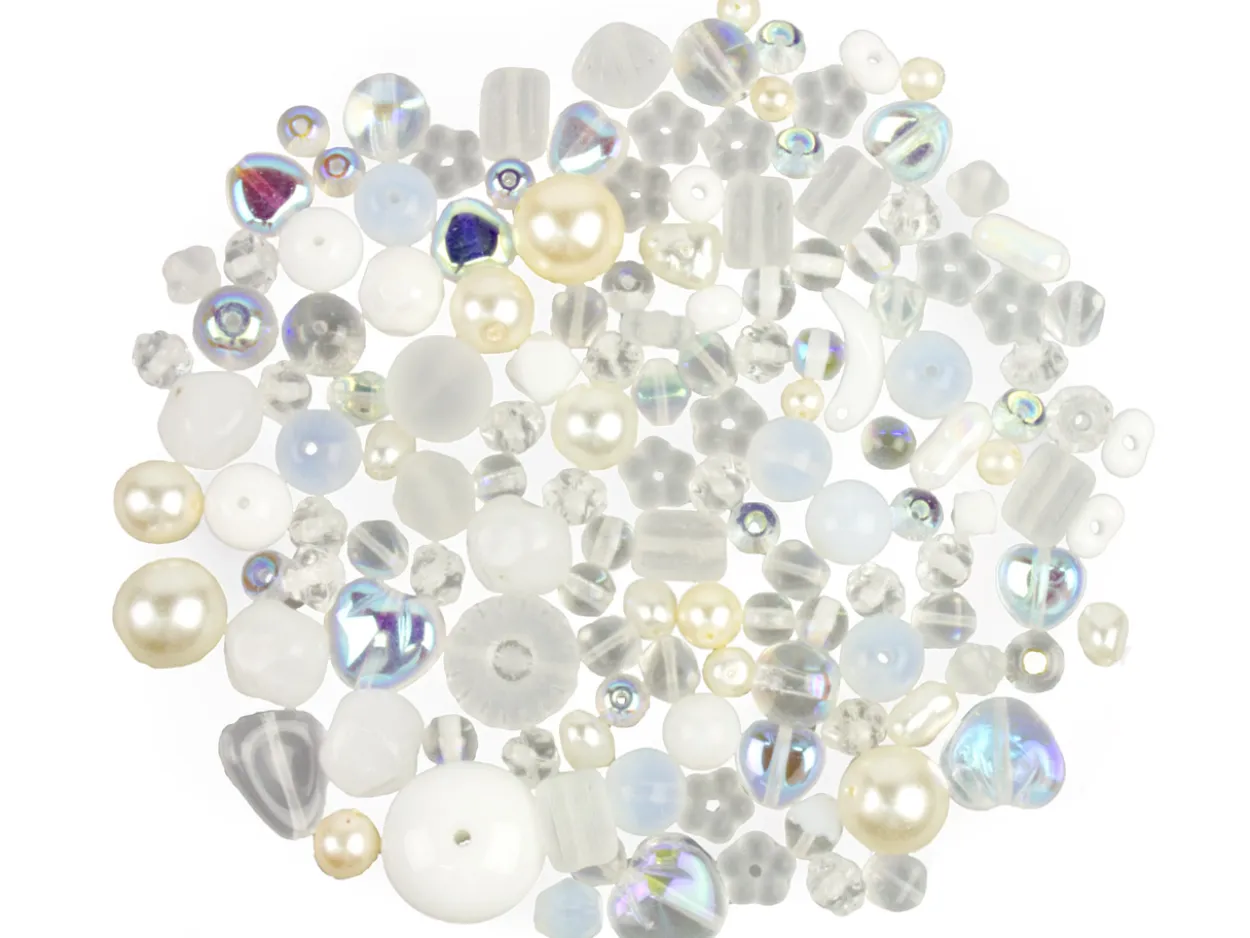 Preciosa Czech Bridal Glass Bead Mix, 50g