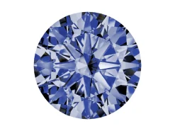 Preciosa Nanogems, The Alpha Round Brilliant, 1.5mm, Tanzanite