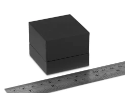 Premium Black Soft Touch Earring Box