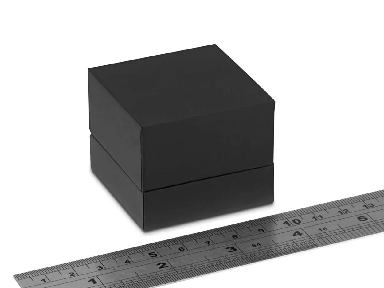 Premium Black Soft Touch Earring Box