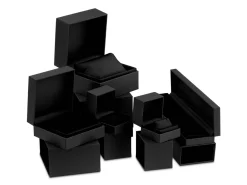 Premium Black Soft Touch Earring Box