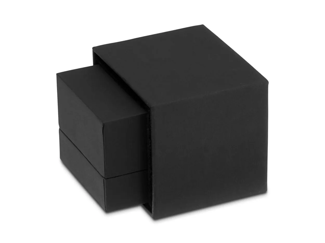 Premium Black Soft Touch Ring Box