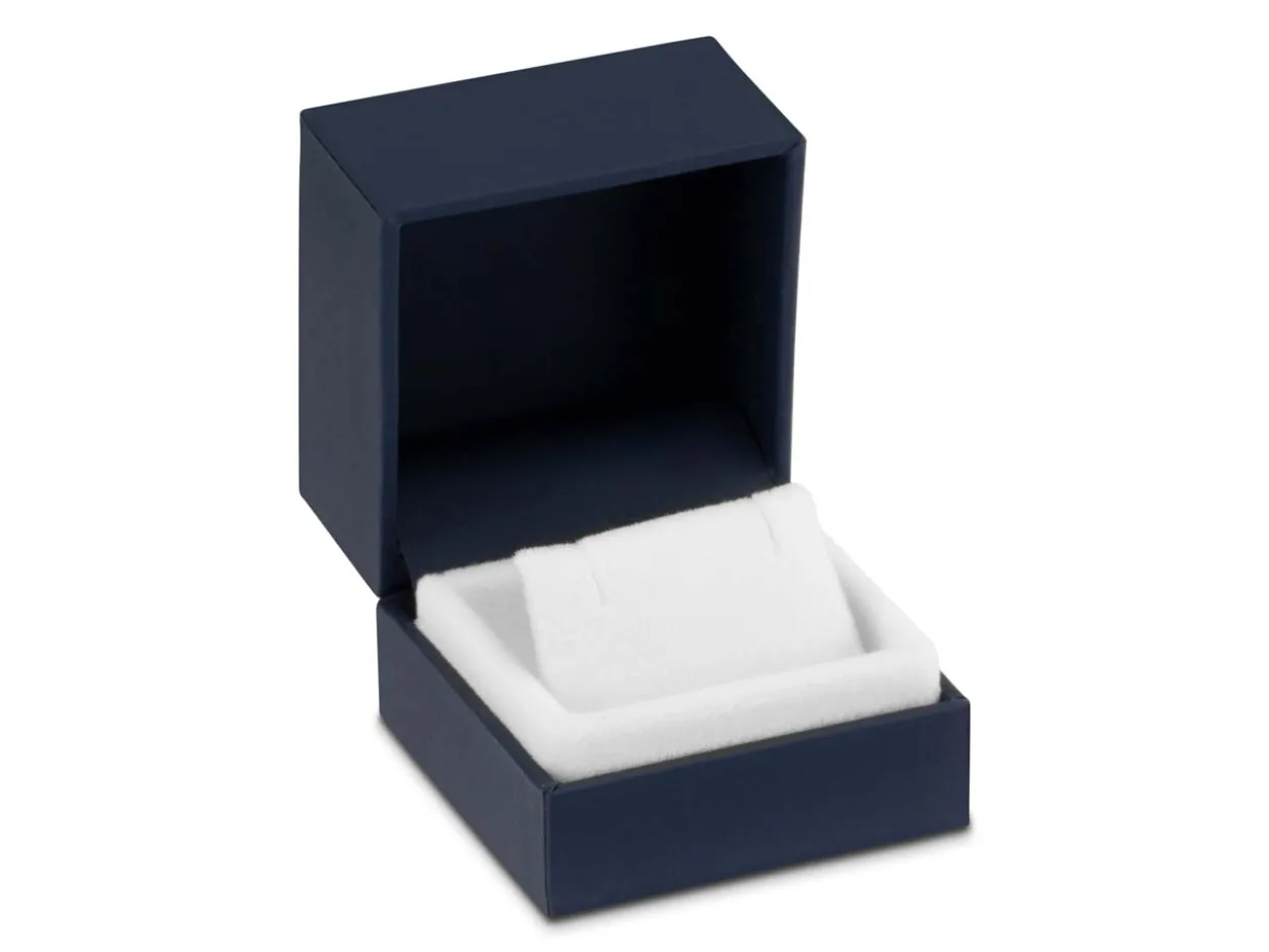 Premium Blue Soft Touch Earring Box