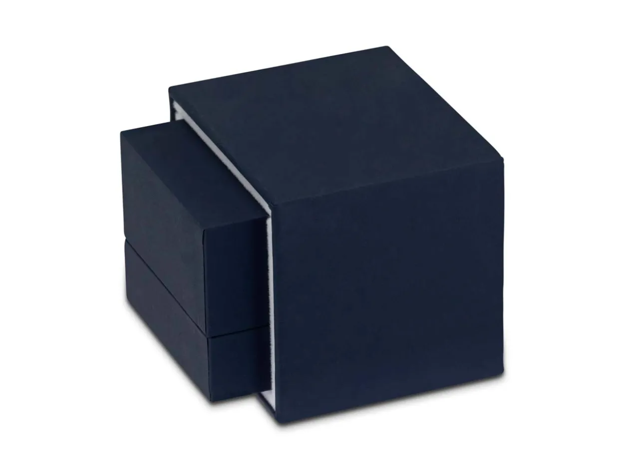 Premium Blue Soft Touch Earring Box