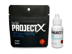Project X .999 Fine Silver Clay 18gand Rehydration Fluid 30ml Bundle