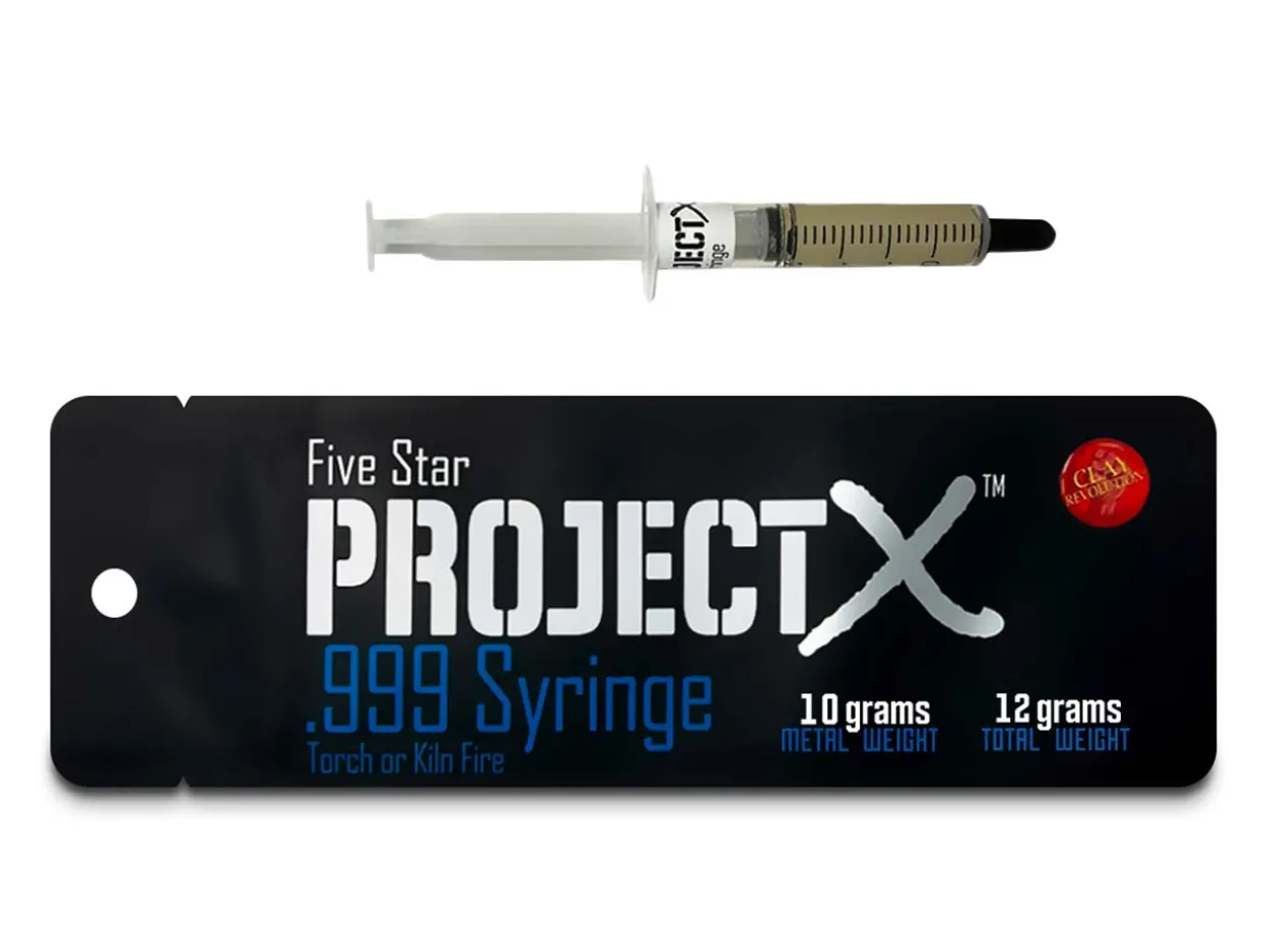 Project X .999 Fine Silver Clay Syringe 10g