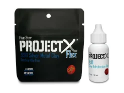 Project X .999 Fine Silver Flex Clay 18.5g And Rehydration Fluid 30ml Bundle