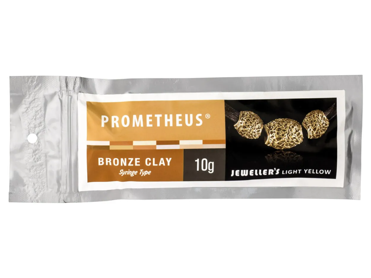 Prometheus Jewellers Light Yellow Bronze Clay Syringe 10g 3 Tips