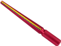 Red Aluminium Ring Stick British Ring Sizes D - Z+5