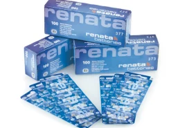 Renata Watch Battery 377, Silver Oxide 0% Mercury, Low Drain X10