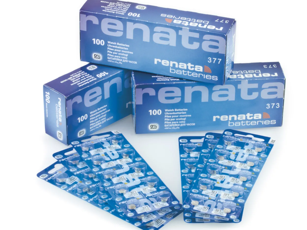 Renata Watch Battery 379, Strip Of 10