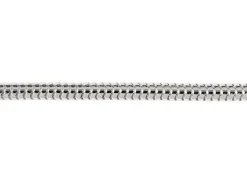 Rhodium Plated 2.4mm Round Snake Chain 18