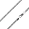 Rhodium Plated 3.0mm Round Snake Chain 18"/45cm Unhallmarked