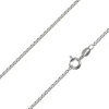 Rhodium Plated 1.8mm Tight Round Trace Chain 18"/45cm Unhallmarked