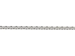 Rhodium Plated 1.8mm Tight Round Trace Chain 18