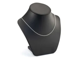 Rhodium Plated 1.8mm Tight Round Trace Chain 18