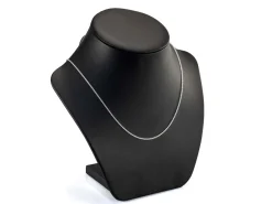 Rhodium Plated 1.4mm Tight Round Trace Chain 18