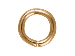 Rose Gold Plated Jump Ring Round 5.0mm Pack of 50 Gauge 0.95mm