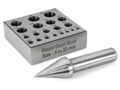 Round Bezel Block 5.0mm To 20.0mm 17°
