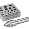 Round Bezel Block 5.0mm To 20.0mm Holes 28°