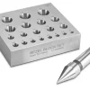 Round Bezel/collet Forming Block With 20 Holes And 17 Degree Angle Punch Included