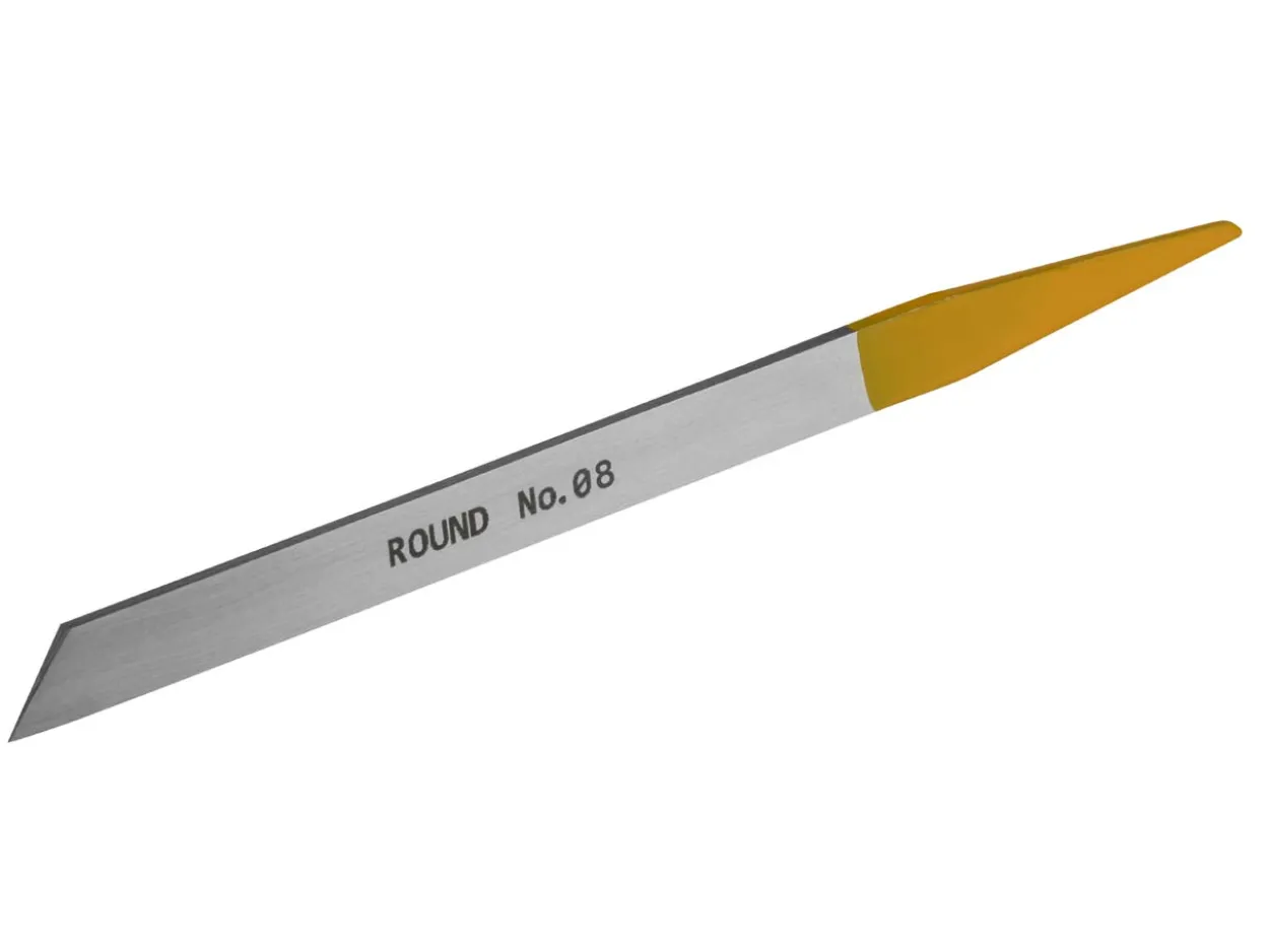 Round Edge Graver Steel 08