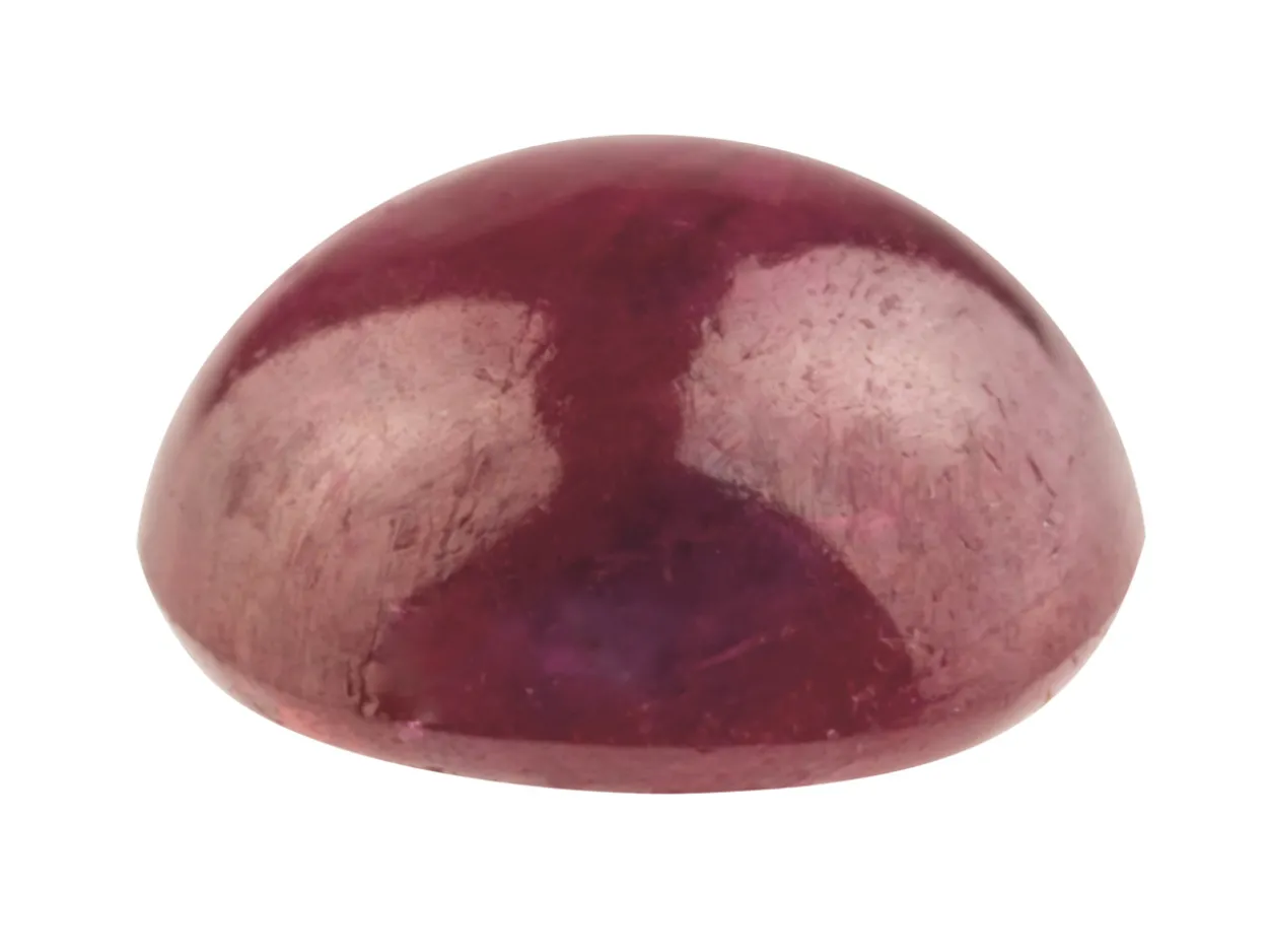 Ruby, Round Cabochon, 2.5mm