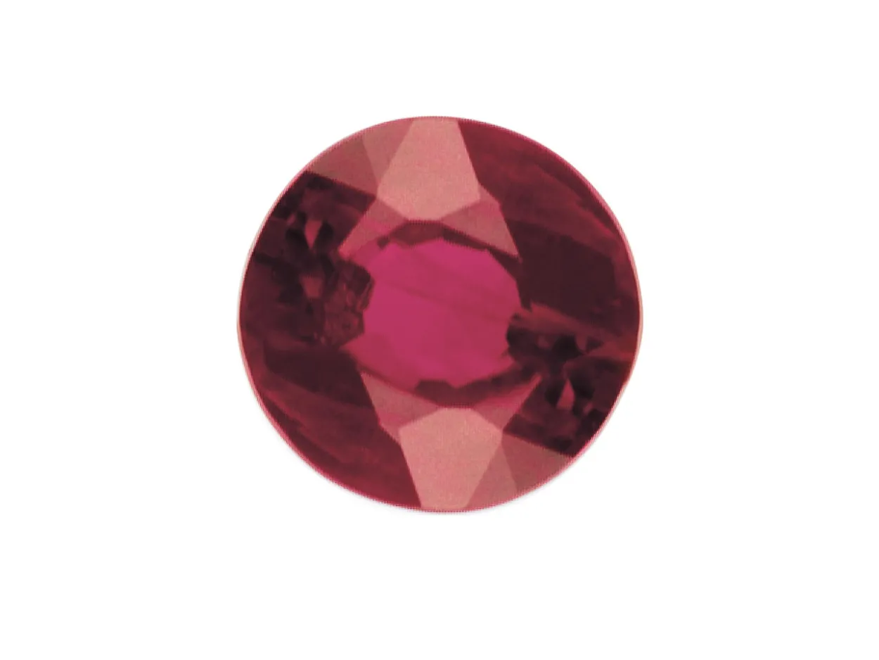 Ruby, Round, 3.25mm