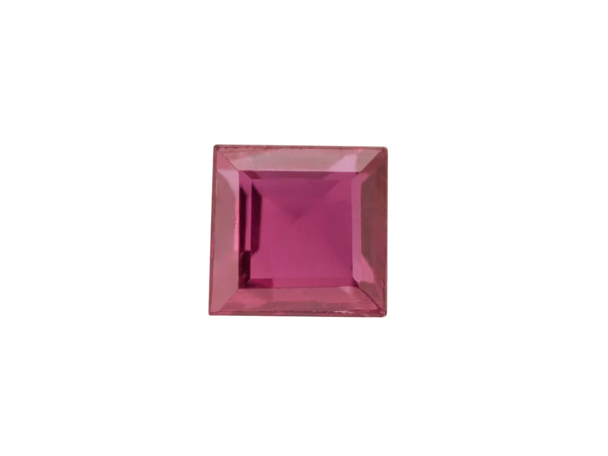 Ruby, Square, 2mm